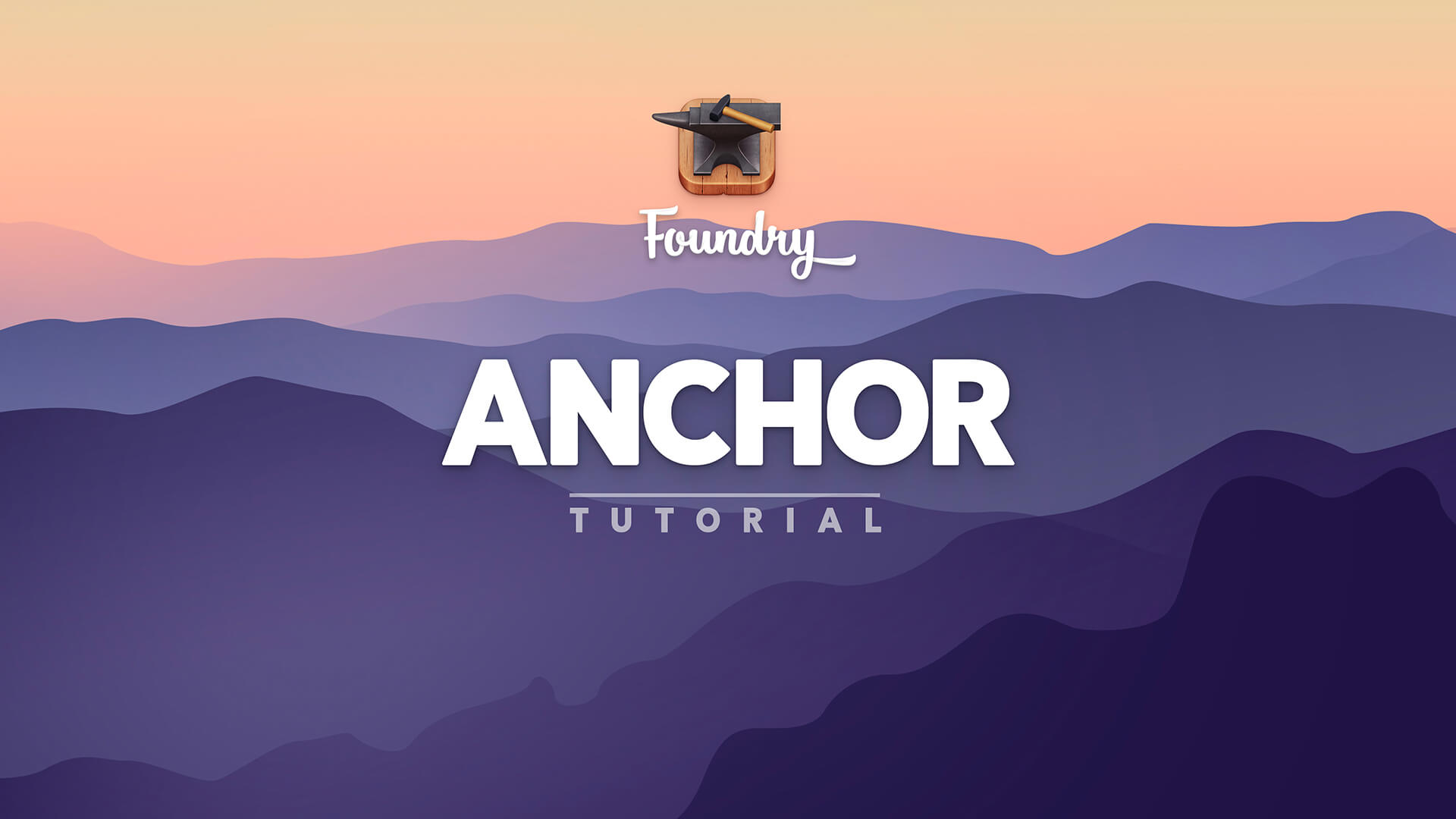 Foundry 3 Anchor tool tutorial video.