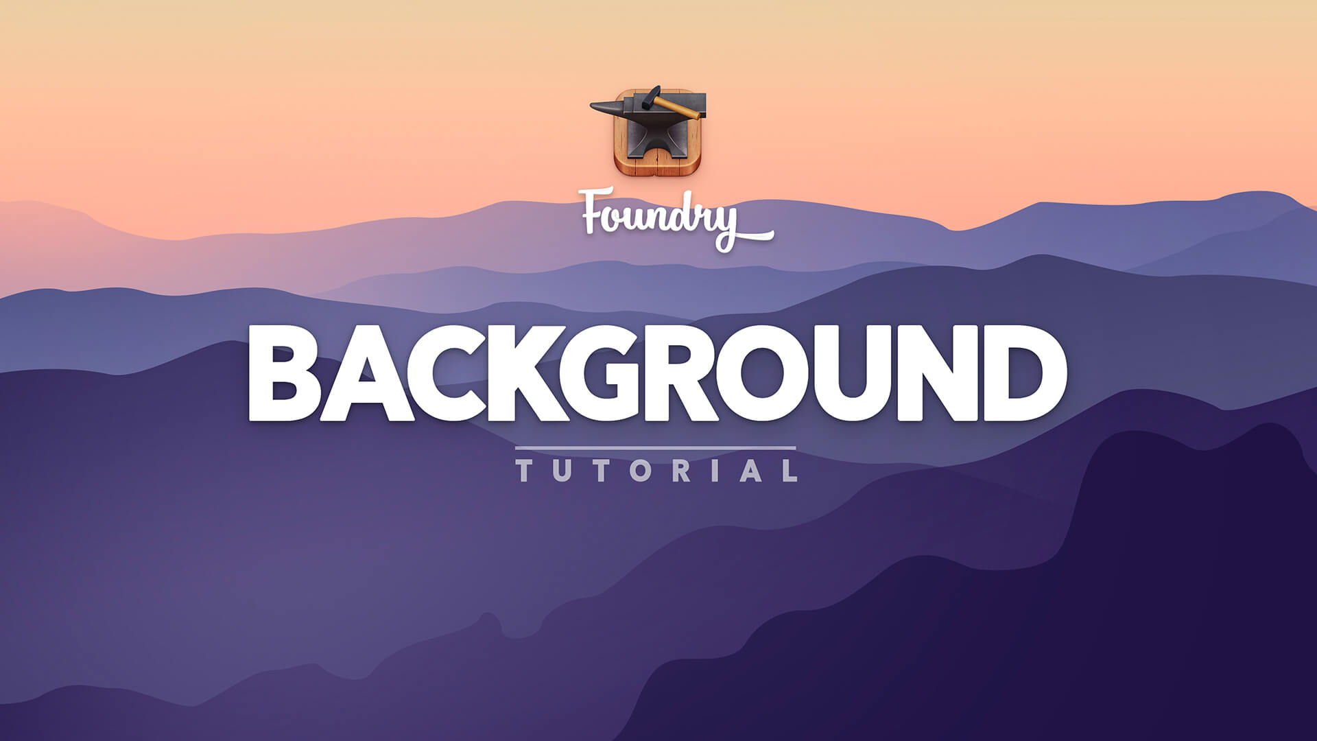 Foundry Background tool tutorial video.