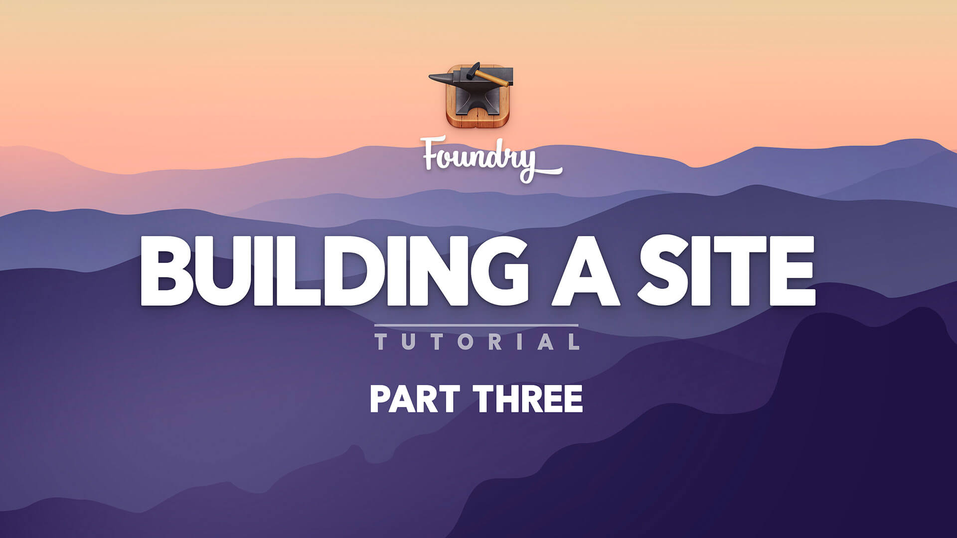 Foundry 3 Control Center tutorial video.