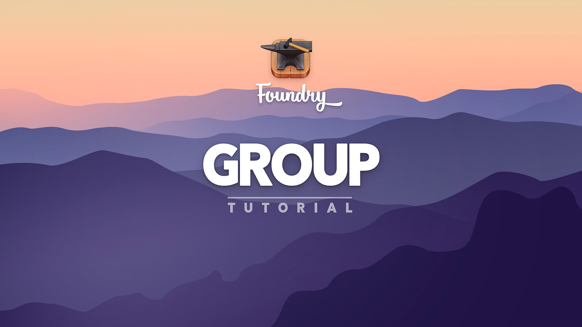 Foundry 3 Group tool tutorial video.