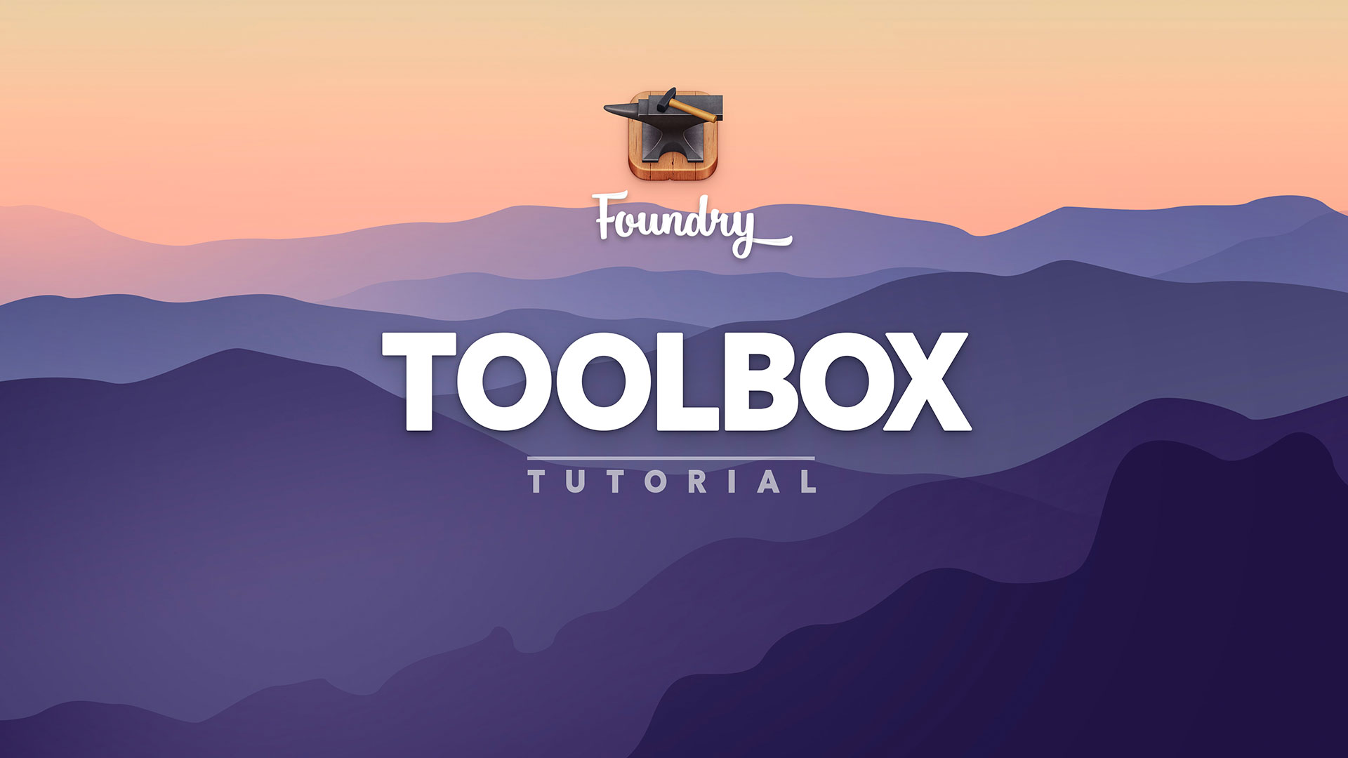 Foundry 3 Toolbox tutorial video.